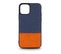 Coque Souple Bi-matière Pour iPhone 11 - Bleue Et Orange