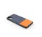 Coque Souple Bi-matière Pour Samsung A41 - Bleue Et Orange