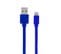 Câble Mfi / Usb-a Plat Pour iPhone iPad 1 M - Bleu