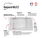 Baignoire Bain Douche Jacob Delafon Malice Version Droite Blanc Brillant 160 X 85