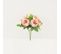 Bouquet Artificiel De Pivoines 32cm Rose Lot De 2