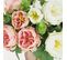 Bouquet Artificiel De Pivoines 32cm Rose Lot De 2