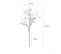 Pivoine Artificielle En Tige Blanche 70cm Lot De 4