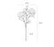 Pivoine Artificielle En Tige Rose 70cm Lot De 4