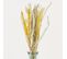 Bouquet Fleur Sechee Naturelle Jaune 60cm