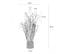 Plumeaux Artificiels Herbes Graminees 80cm