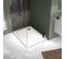 Receveur De Douche Extra-plat Texture Effet Pierre Mooneo Rectangle 100 X 80 Cm Blanc