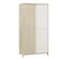 Armoire 3 Portes Bois Et Blanc Enfant  - 98 X 185cm