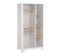 Armoire 1 Porte Et 3 Étagères Ouvertes L88.5 X H179.5cm