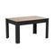 Table à Manger Pour 4/6 Personnes L140x90 Cm - Décor Chêne Et Noir