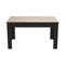 Table à Manger Pour 4/6 Personnes L140x90 Cm - Décor Chêne Et Noir