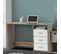 Bureau 1 Niche 3 Tiroirs - L123 Cm