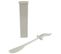 Brosse Wc Extra Plate Blanc Plastique 41 X 7 X 3 Cm