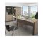 Bureau Style Industriel L160cm - Beige Et