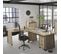 Bureau Style Industriel Avec Voile De Fond - Beige Et