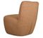 Fauteuil Eve Tissu Bouclette Caramel