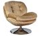 Fauteuil Pivotant Nuage Sable Velours