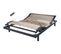Sommier relaxation 120x190 cm DREAMEA S50 gris anthracite