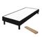 Sommier en kit 90x190 cm EBAC NEWKIT tissu noir