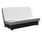 Banquette lit clic clac DUNLOPILLO KHARA LATEX 130 cm sans housse