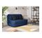 Banquette BZ - Tissu Marine + 2 Coussins Noir - L 140 X P 99 X H 98 Cm - Alice