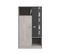 Armoire Enfant 2 Portes "ruben" 181cm Naturel et Gris