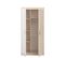 Armoire 2 Portes "romeo" Blanc et Beige