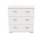 Commode 3 Tiroirs "max" 76cm Blanc