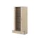 Varia Armoire 2 Portes Décor Chene L78 Cm