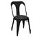 Lot de 4 chaises "INDUSTRIEL" noires pour le prix de 3