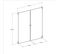 Lot de 2 portes verre MAYENCE Noir