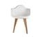 Fauteuil Scandinave Pour Enfant Blanc