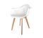 Fauteuil Scandinave Pour Enfant Blanc