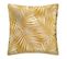 Coussin Velours Or Tropic 40x40 Cm Ocre