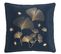Coussin Passepoil 40x40 Bloomy Marine/or