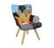 Fauteuil Helsinki Patchwork Pour Enfant