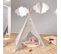 Tipi Déco Pour Enfant 160 Cm Gris