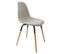 Chaise Scandinave Tissu Phenix Gris Clair A Supprimer