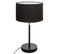 Lampe Droite Jule Noir Doré H42