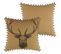 Coussin 40x40 Cm Goldy Camel Coton