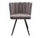 Chaise Velours Ariel Gris