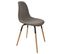 Chaise Scandinave Tissu Phenix Gris A Supprimer