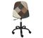 Chaise De Bureau Patchwork Marron