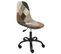 Chaise De Bureau Patchwork Marron