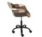 Fauteuil De Bureau Patchwork Marron