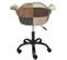 Fauteuil De Bureau Patchwork Marron