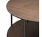 Table Basse Ronde Kemi Noyer