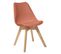 Chaise Scandinave Baya Terracotta