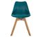 Chaise Scandinave Baya Bleu Canard