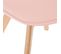 Chaise Scandinave Baya Rose Poudre